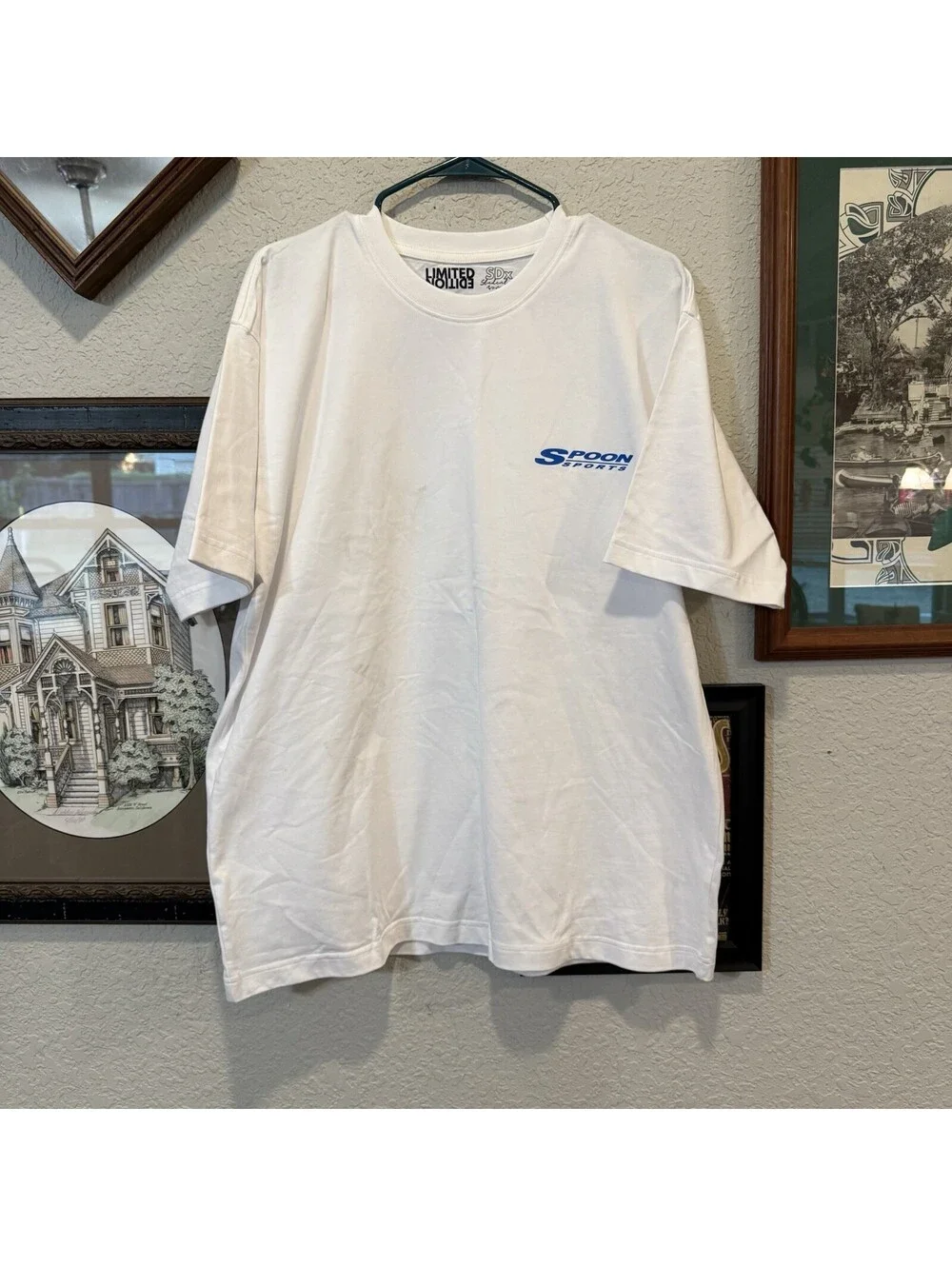 Spoon Sports Spoonsports RARE Thunderhill 25hr 2023 White T-Shirt US Large